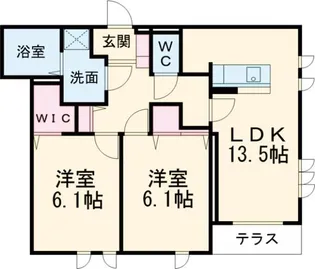 アークコート【3階】の間取り