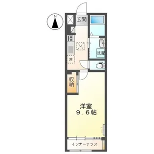 仮)シェルルユーロピュア清輝本町【2階】の間取り