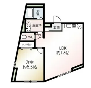 メゾンドティー【3階】の間取り