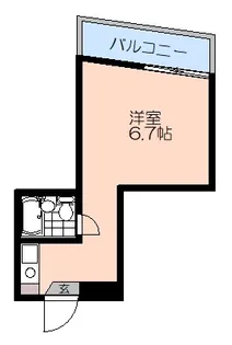 ツルジンビル【3階】の間取り
