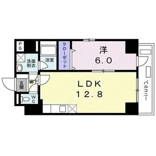 グランドルチェ東日本橋【9階】の間取り