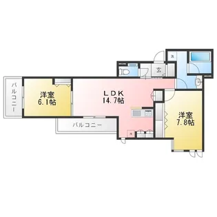 L’s Plus 豊玉南【2階】の間取り