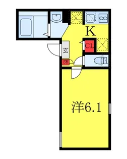 ウェルカム富士見町【2階】の間取り