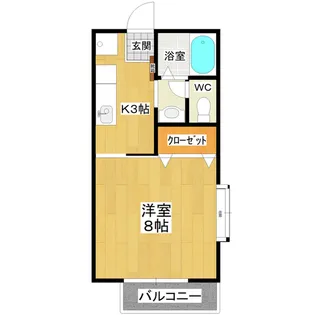 メゾン大島A棟【1階】の間取り