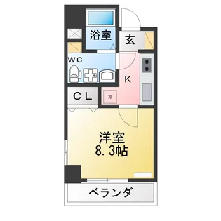 dot八事山annex【5階】の間取り