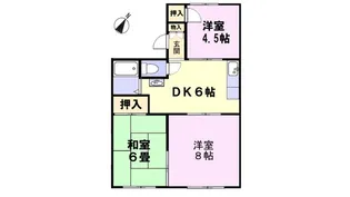 ネオシティ野口A棟【2階】の間取り