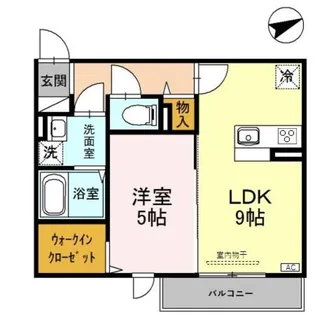 光レジデンス A【3階】の間取り