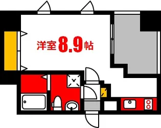 オリエントビル ウエストタワーNo.77【5階】の間取り