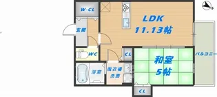 PORTO放出【3階】の間取り