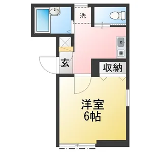 アザーレ西横浜B棟【1階】の間取り