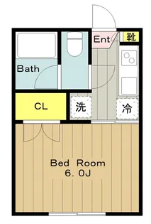 ハビーハイツ百草園【2階】の間取り