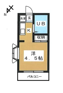 ハイツ紅梅【2階】の間取り