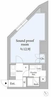 ASTILE STUDIO代々木【1階】の間取り
