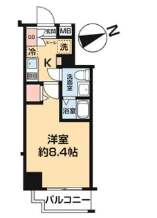 XEBEC ID 浅草【6階】の間取り