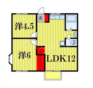 ファミーユ初石【2階】の間取り