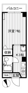 セレーサ西日暮里【2階】の間取り