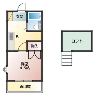 ココアハイツ【1階】の間取り
