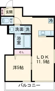 ビエンベニードス【3階】の間取り