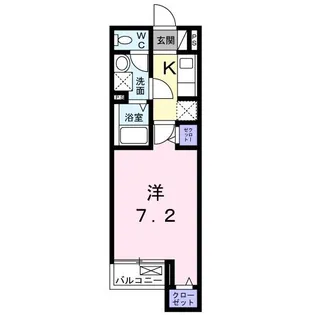 プラシード カメリア【2階】の間取り