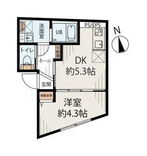 コンフォートわせだ【1階】の間取り