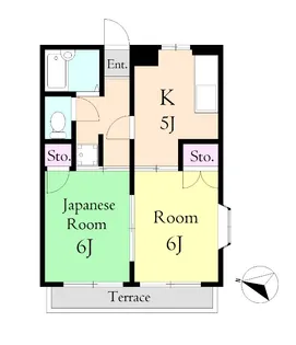シャインティエンハイツ【1階】の間取り