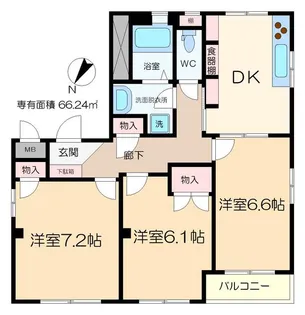 FCJビル【4階】の間取り