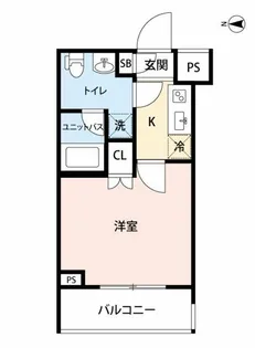 マイナビSTAYパレス御殿山ホームズ【4階】の間取り