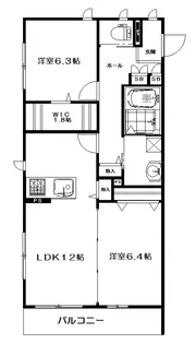 PrimevereWest【2階】の間取り