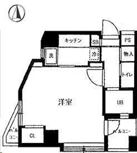 スカイコート高田馬場第2【6階】の間取り