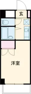 グリーンハイム是政【3階】の間取り
