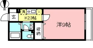 ディアコート翠【2階】の間取り