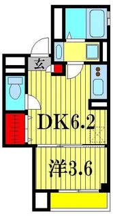 エミネンスササガワ【3階】の間取り