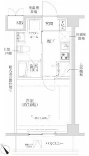 RELUXIA武蔵中原II【1階】の間取り