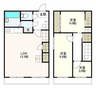 シャトーdeベルエポック【3階】の間取り