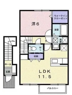 リバーサイドブリーズ【2階】の間取り