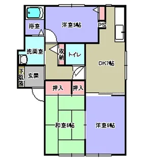 ハイツアドバンス【2階】の間取り