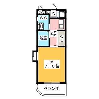 白山マンション【3階】の間取り