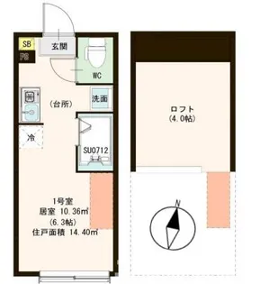 OKASIN【1階】の間取り