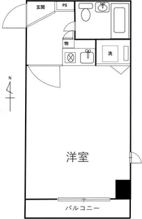 プラティーク両国【1階】の間取り