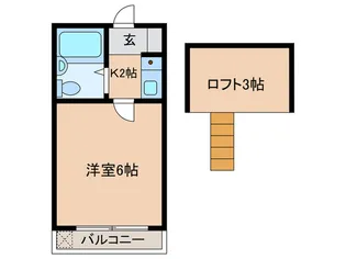 ボヌール絆II【2階】の間取り