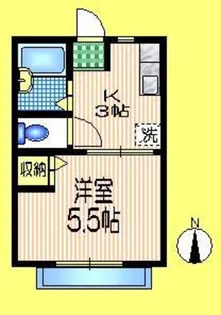 カーサブランカ【1階】の間取り