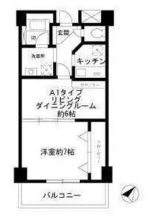 リビエール山王【2階】の間取り
