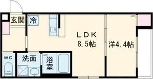 robot home 舎人公園【1階】の間取り