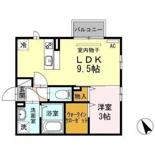 カレンデュラ【2階】の間取り