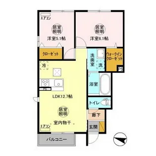 Cocodir【1階】の間取り