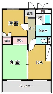 CROWN相生II【3階】の間取り