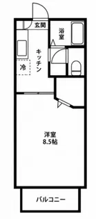 シャーメゾン中央公園B【1階】の間取り
