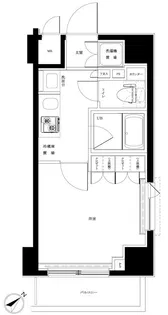 ルーブル横濱反町【8階】の間取り