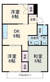 セジュール土屋 A棟【1階】の間取り