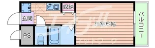 横山第8マンション【2階】の間取り